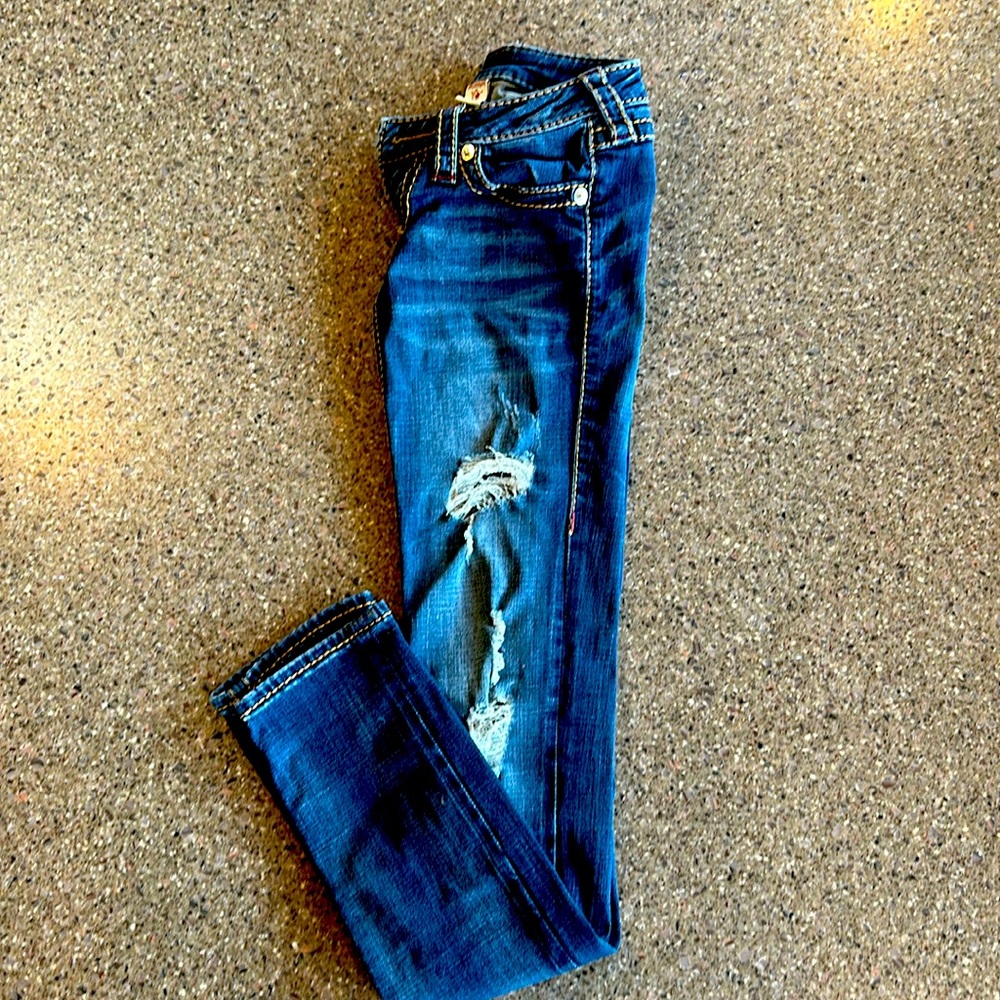 True Religion size 24 skinny jeans. - Picture 1 of 4